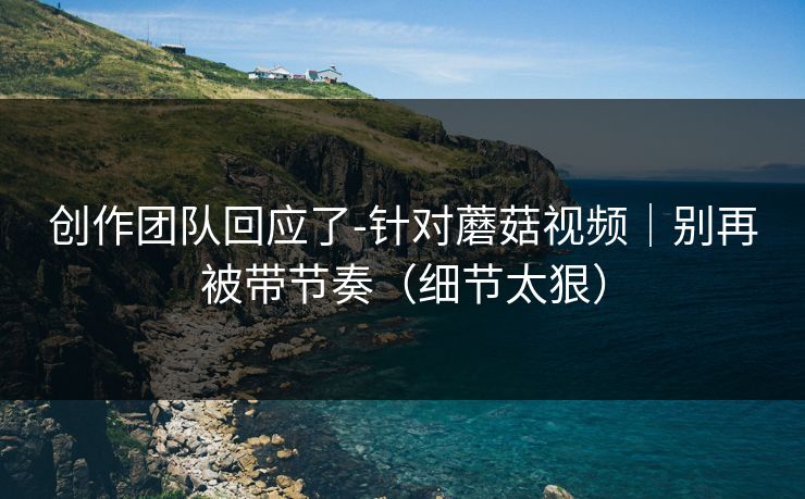 创作团队回应了-针对蘑菇视频｜别再被带节奏（细节太狠）